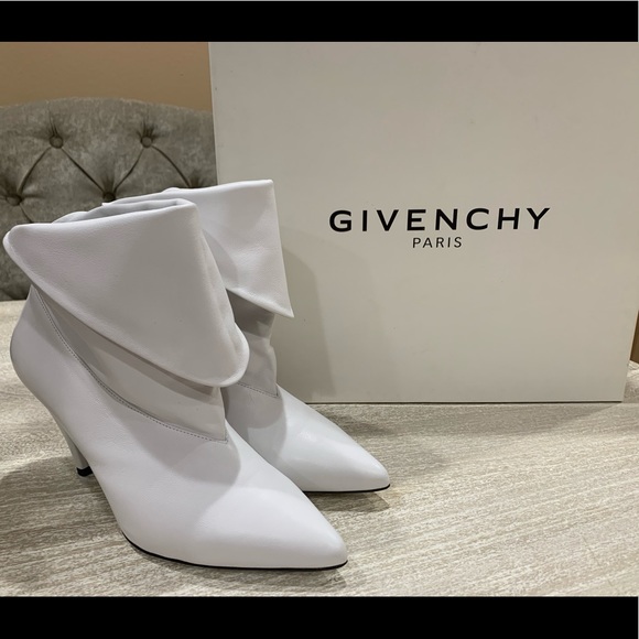 Givenchy Shoes - Givenchy fold over leather booties